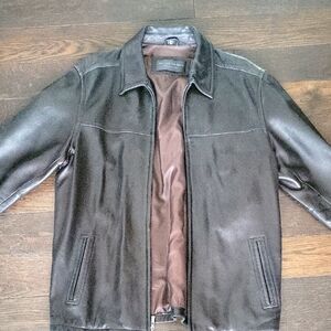Reilly Olmes Collection Vintage Black Leather Jacket